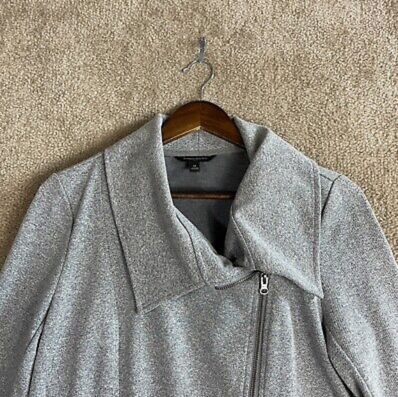 Banana Republic Gray Asymmetrical Moto Jacket - Picture 4 of 6